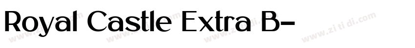 Royal Castle Extra B字体转换